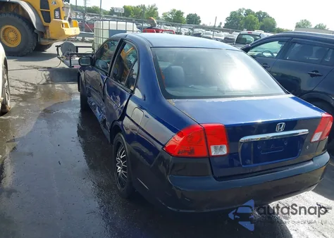 2003 Honda Civic Ex z USA, uszkodzony, nr VIN 1HGES26733L015659